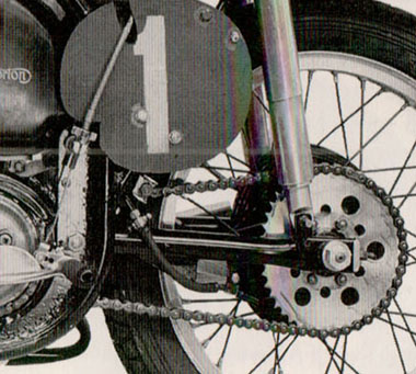 1953 Works Norton Rear Hub